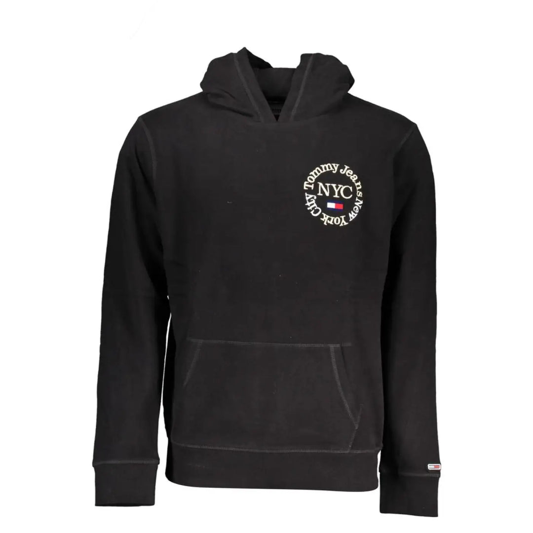 Tommy Hilfiger Black Cotton Men Sweater