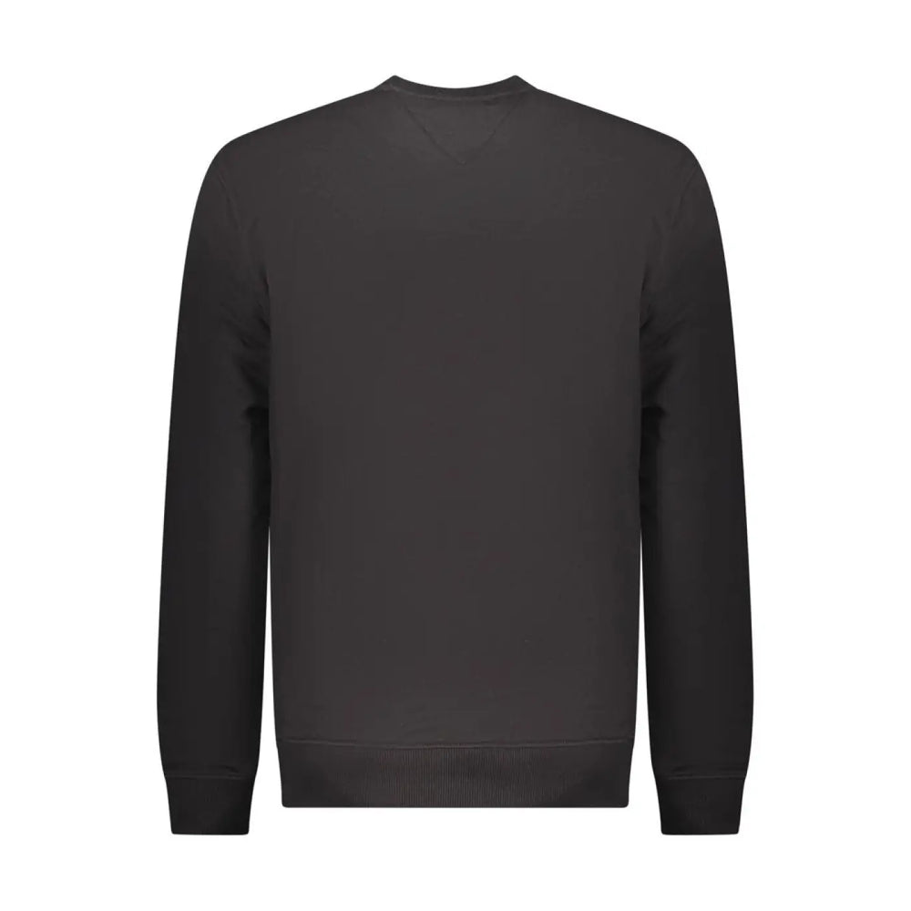 Tommy Hilfiger Black Cotton Men Sweatshirt