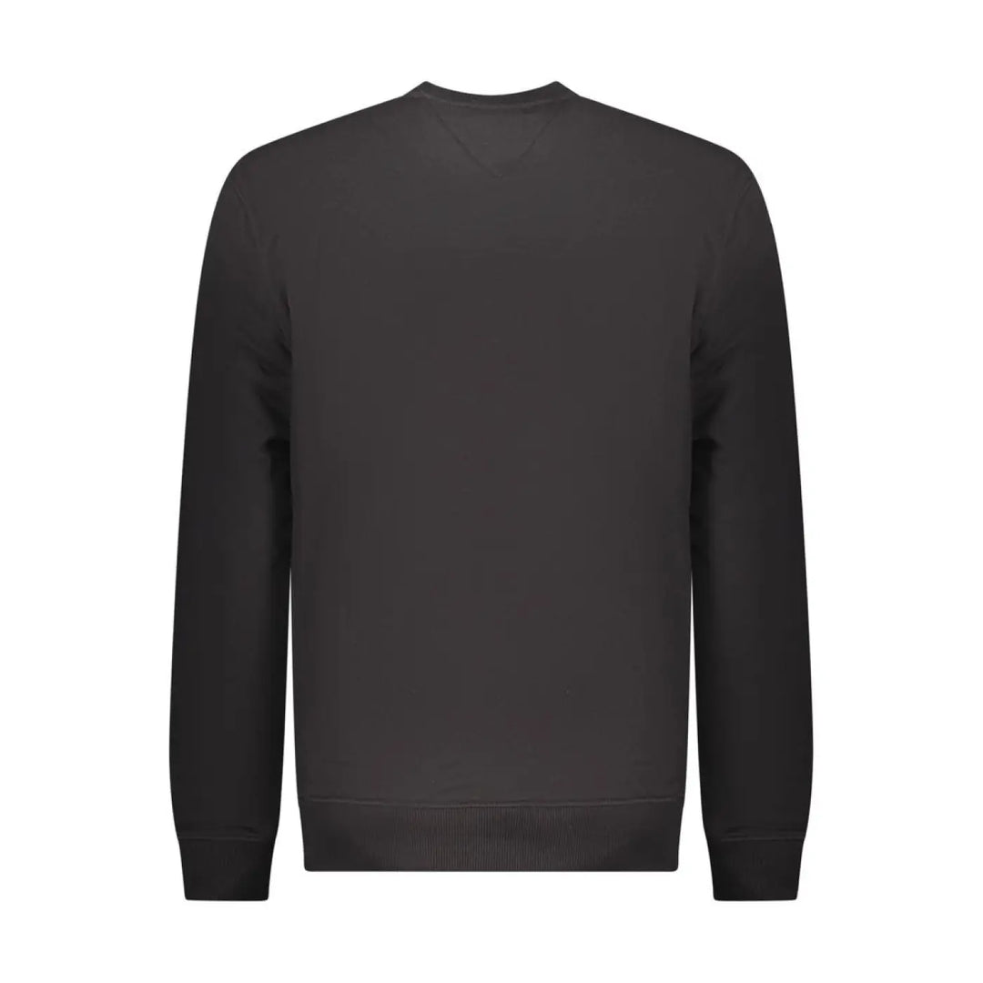 Tommy Hilfiger Black Cotton Men Sweatshirt