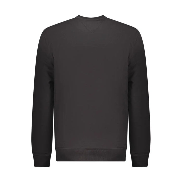 Tommy Hilfiger Black Cotton Men Sweatshirt