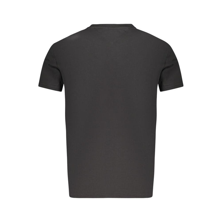 Tommy Hilfiger Black Cotton Men T-shirt
