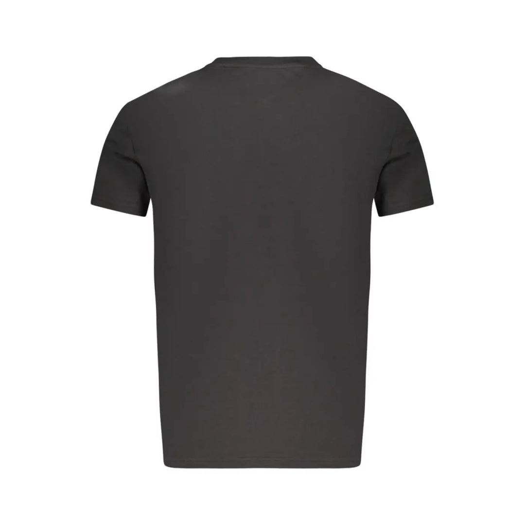 Tommy Hilfiger Black Cotton Men T-shirt