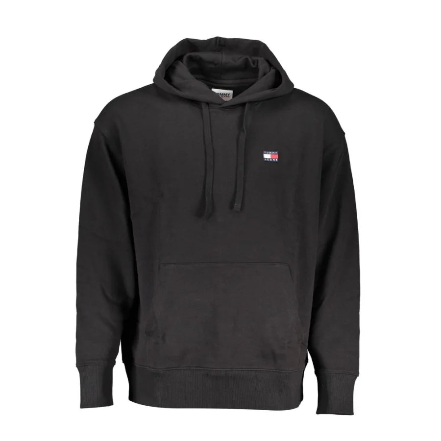 Tommy Hilfiger Black Cotton Men’s Hoodie
