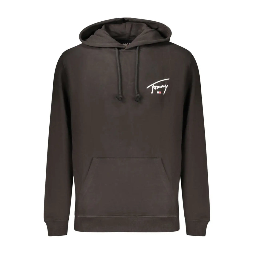 Tommy Hilfiger Black Cotton Men’s Sweatshirt