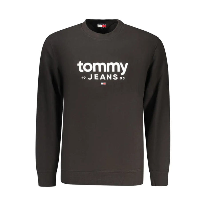 Tommy Hilfiger Black Cotton Men’s Sweatshirt