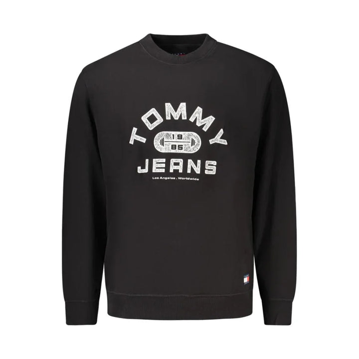 Tommy Hilfiger Black Cotton Men’s Sweatshirt