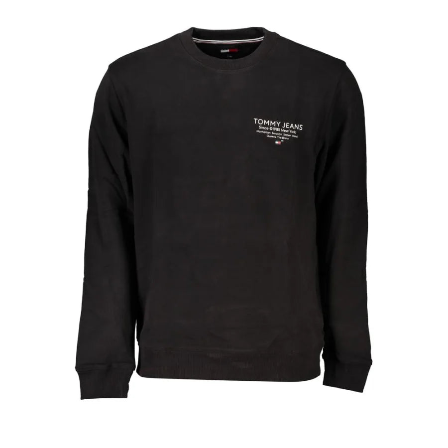 Tommy Hilfiger Black Cotton Men’s Sweatshirt