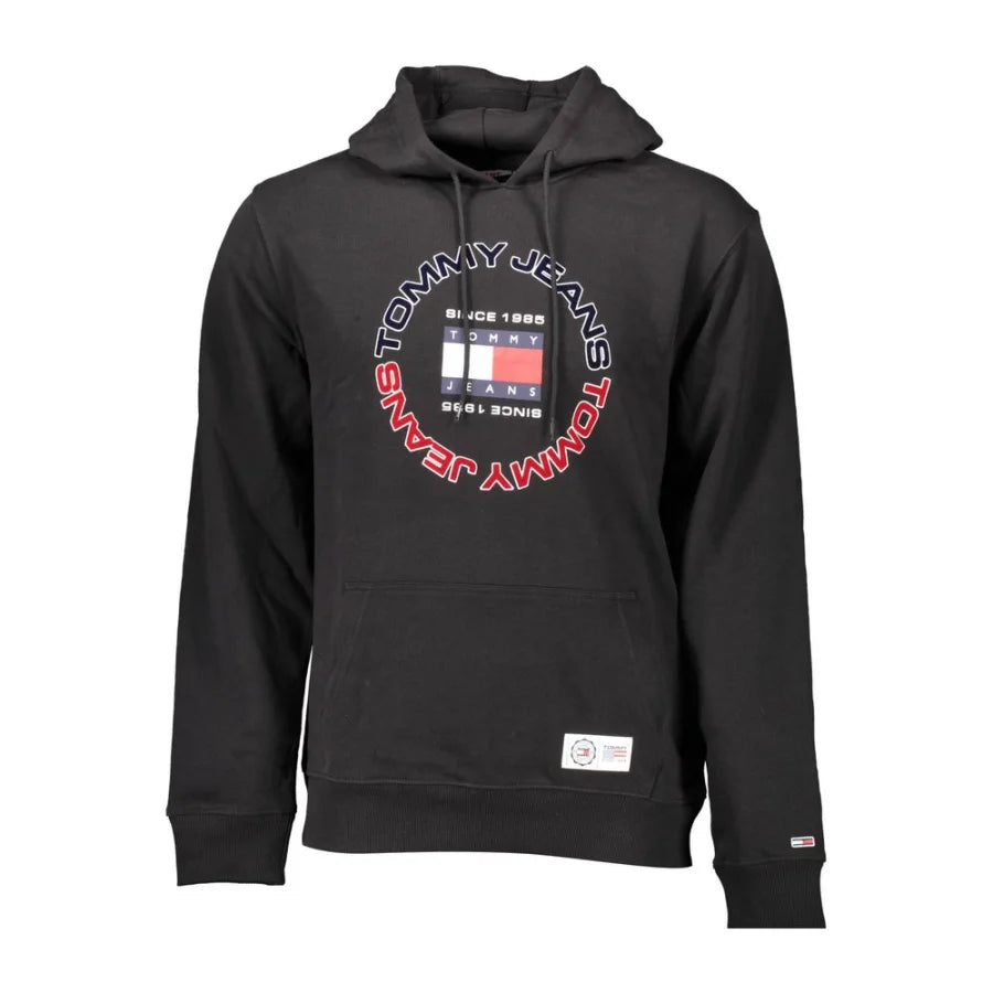Tommy Hilfiger Black Cotton Men’s Sweatshirt
