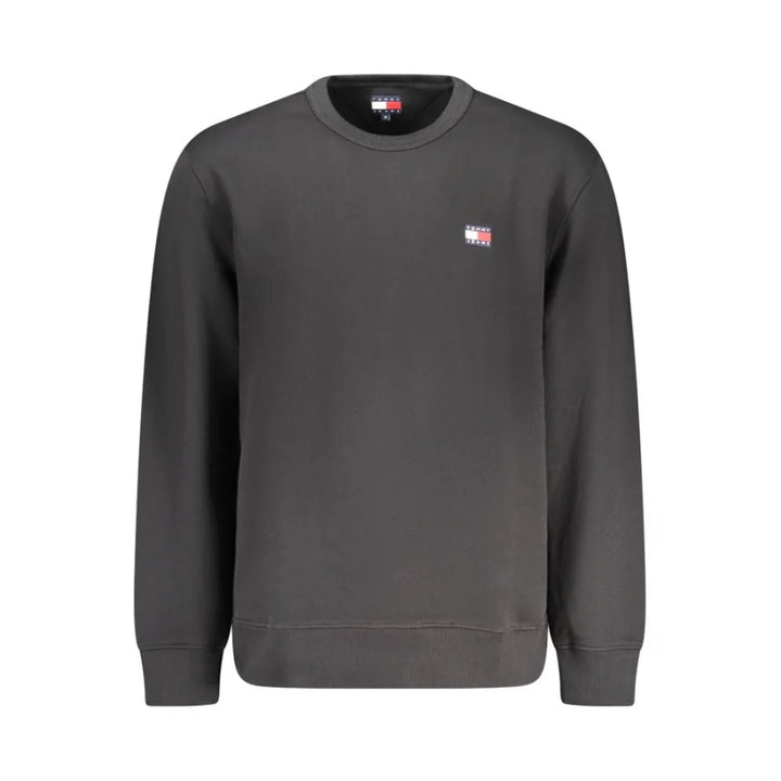 Tommy Hilfiger Black Cotton Mens Sweatshirt