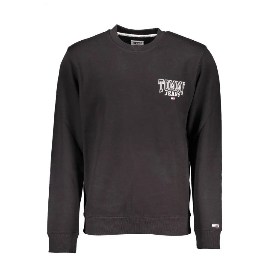 Tommy Hilfiger Black Cotton Men’s Sweatshirt