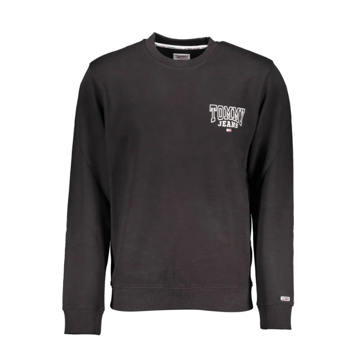 Tommy Hilfiger Black Cotton Men’s Sweatshirt
