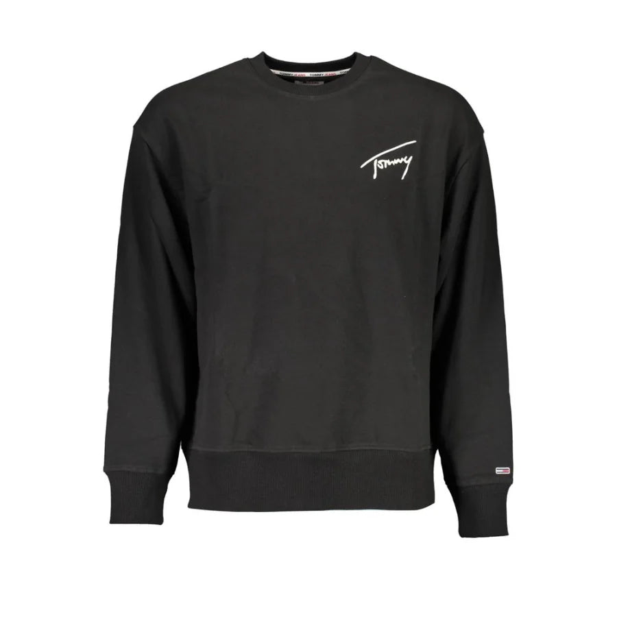 Tommy Hilfiger Black Cotton Men’s Sweatshirt