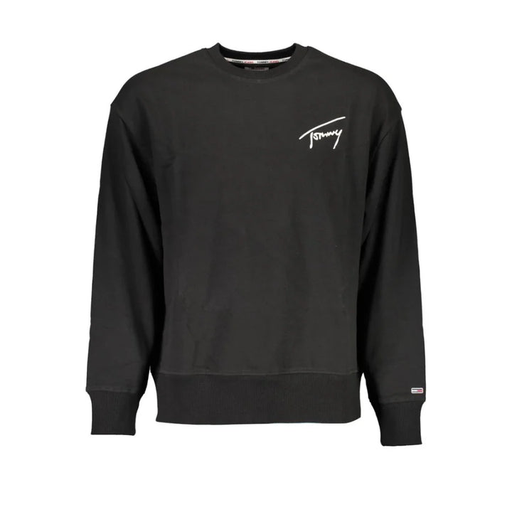Tommy Hilfiger Black Cotton Men’s Sweatshirt
