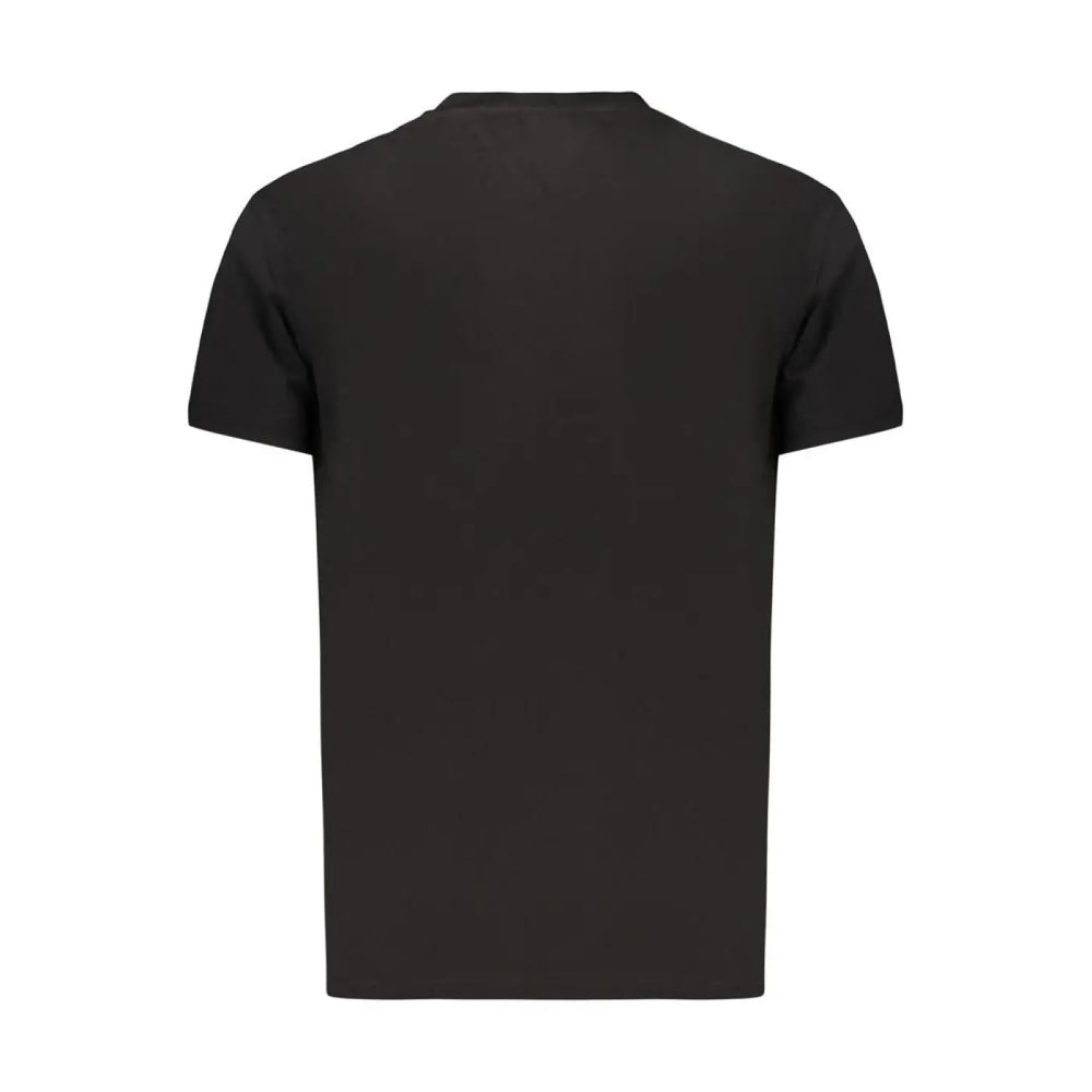 Tommy Hilfiger Black Cotton Mens T-shirt