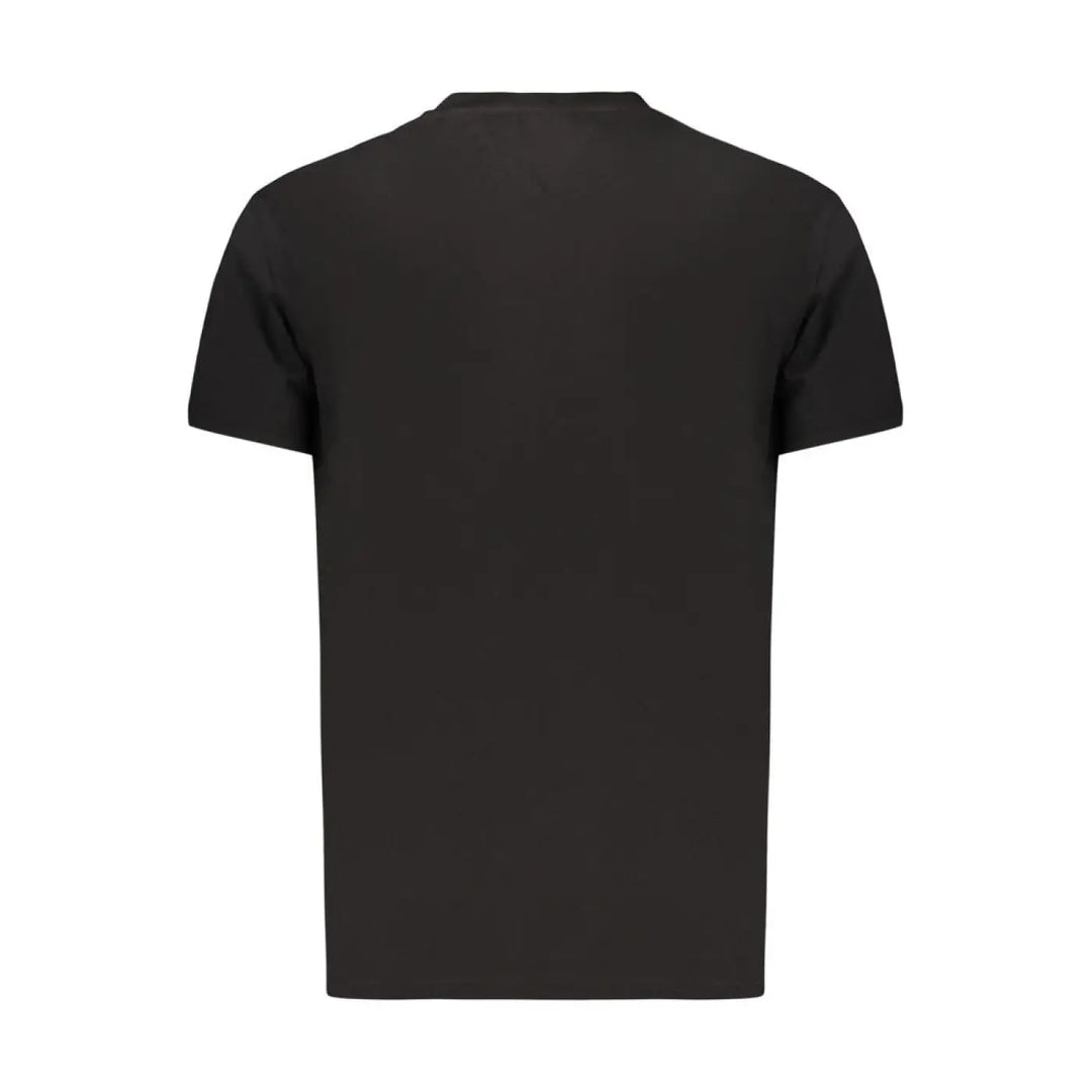 Tommy Hilfiger Black Cotton Mens T-shirt