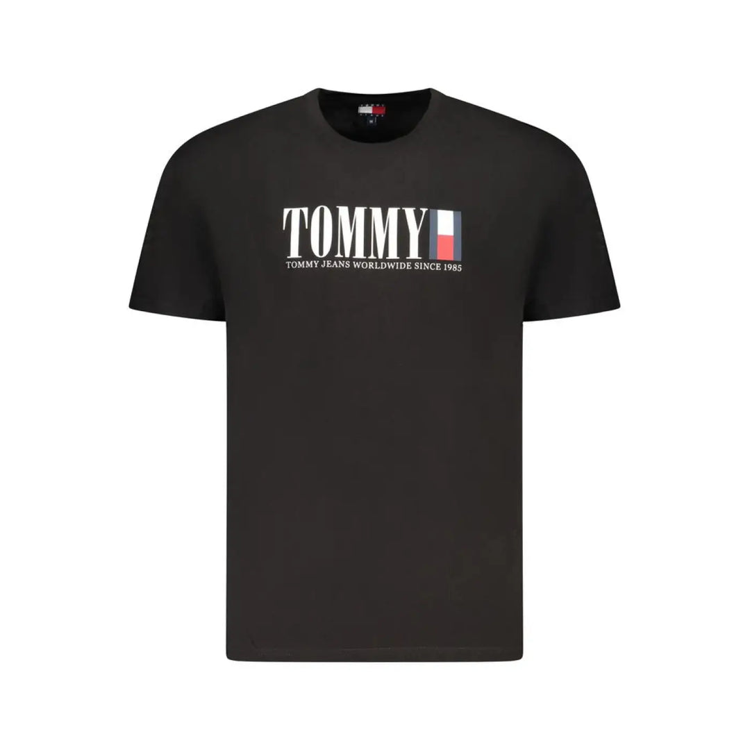 Tommy Hilfiger ’Black Cotton Men’s T-Shirt’