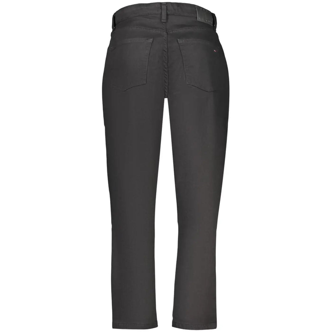 Tommy Hilfiger Black Cotton Women Jeans