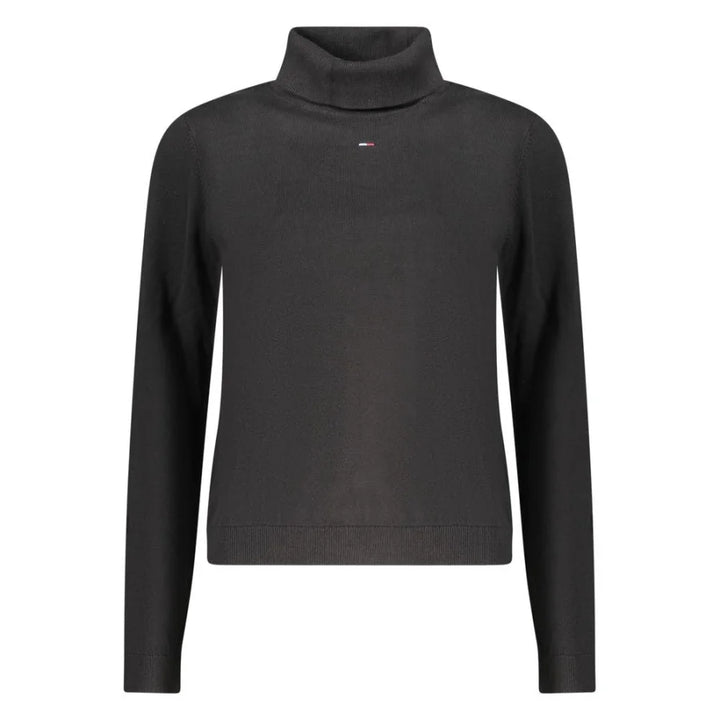 Tommy Hilfiger Black Cotton Women Sweater
