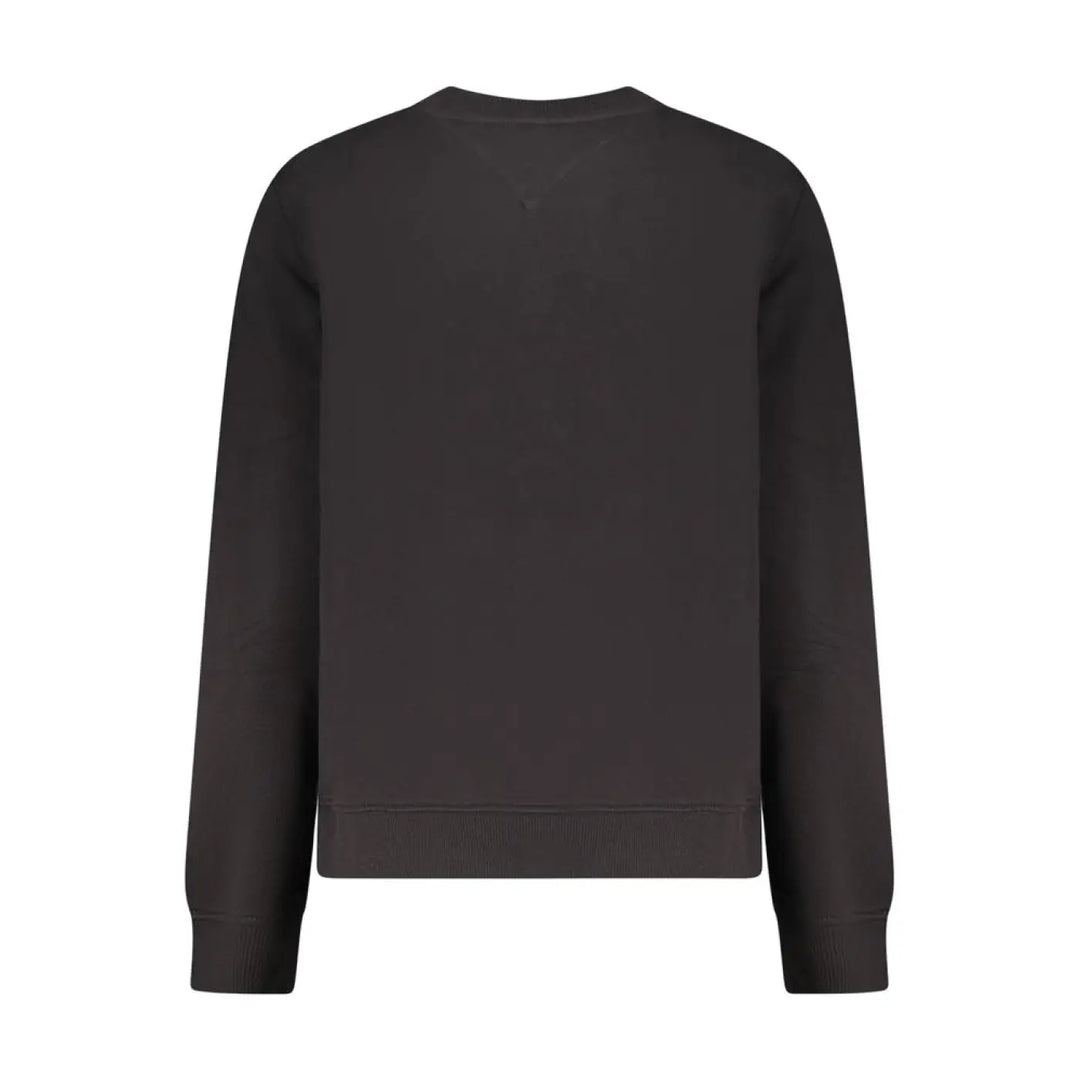 Tommy Hilfiger Black Cotton Women Sweatshirt
