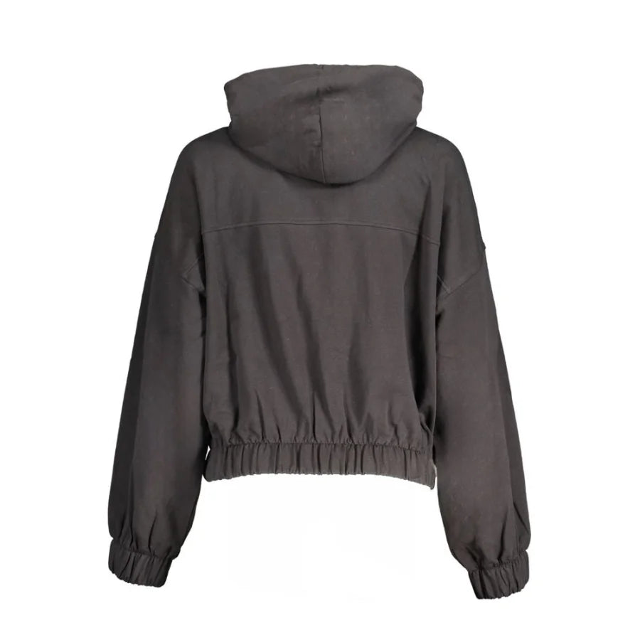 Tommy Hilfiger Black Cotton Women Sweatshirt