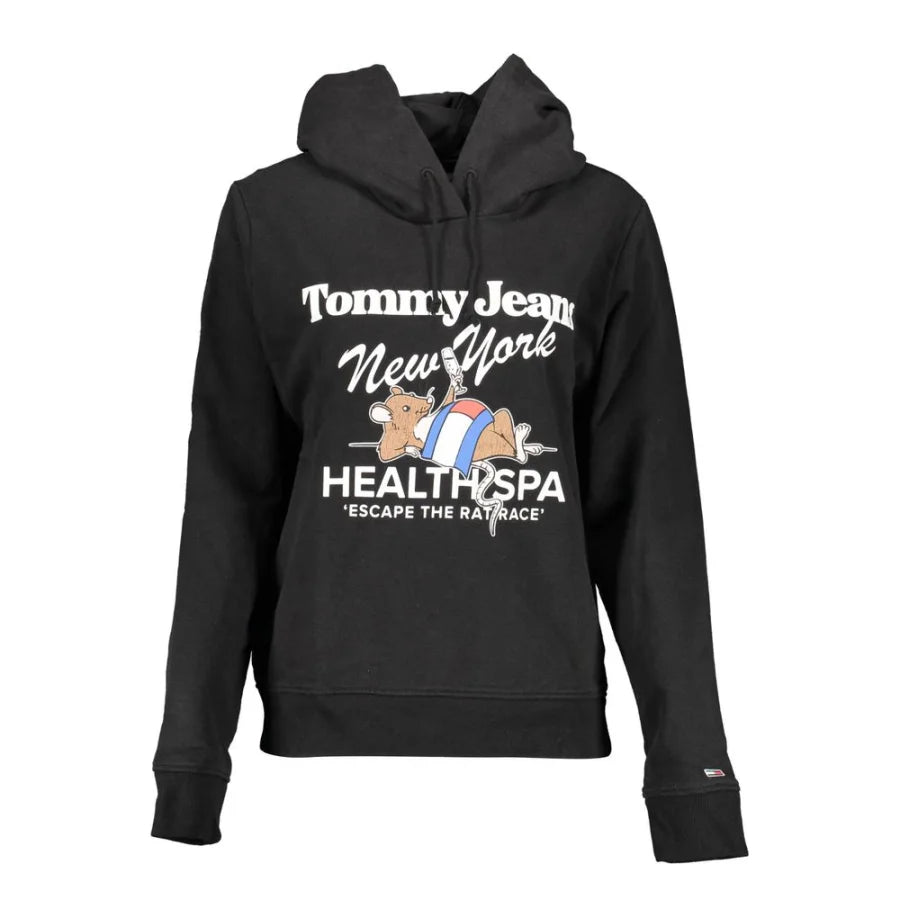 Tommy Hilfiger Black Cotton Women’s Hoodie