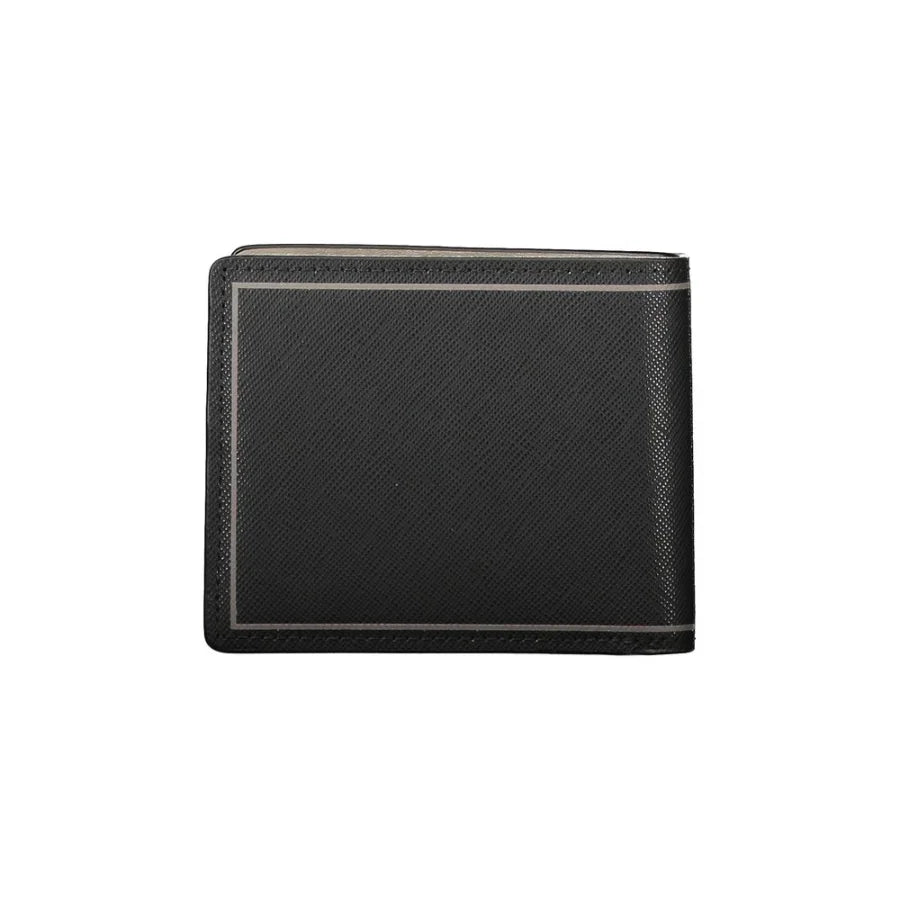 Tommy Hilfiger Black Leather Men Wallet