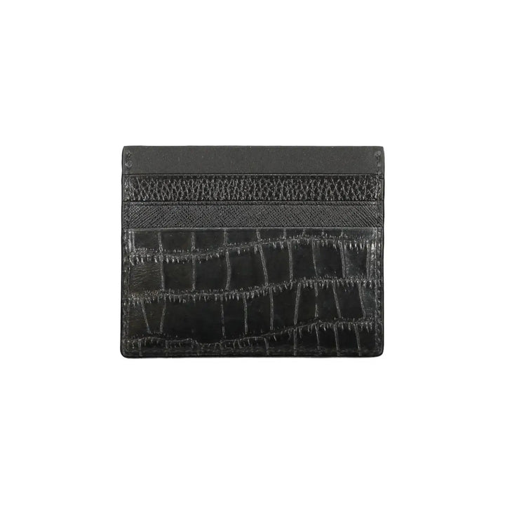 Tommy Hilfiger Black Leather Mens Wallet