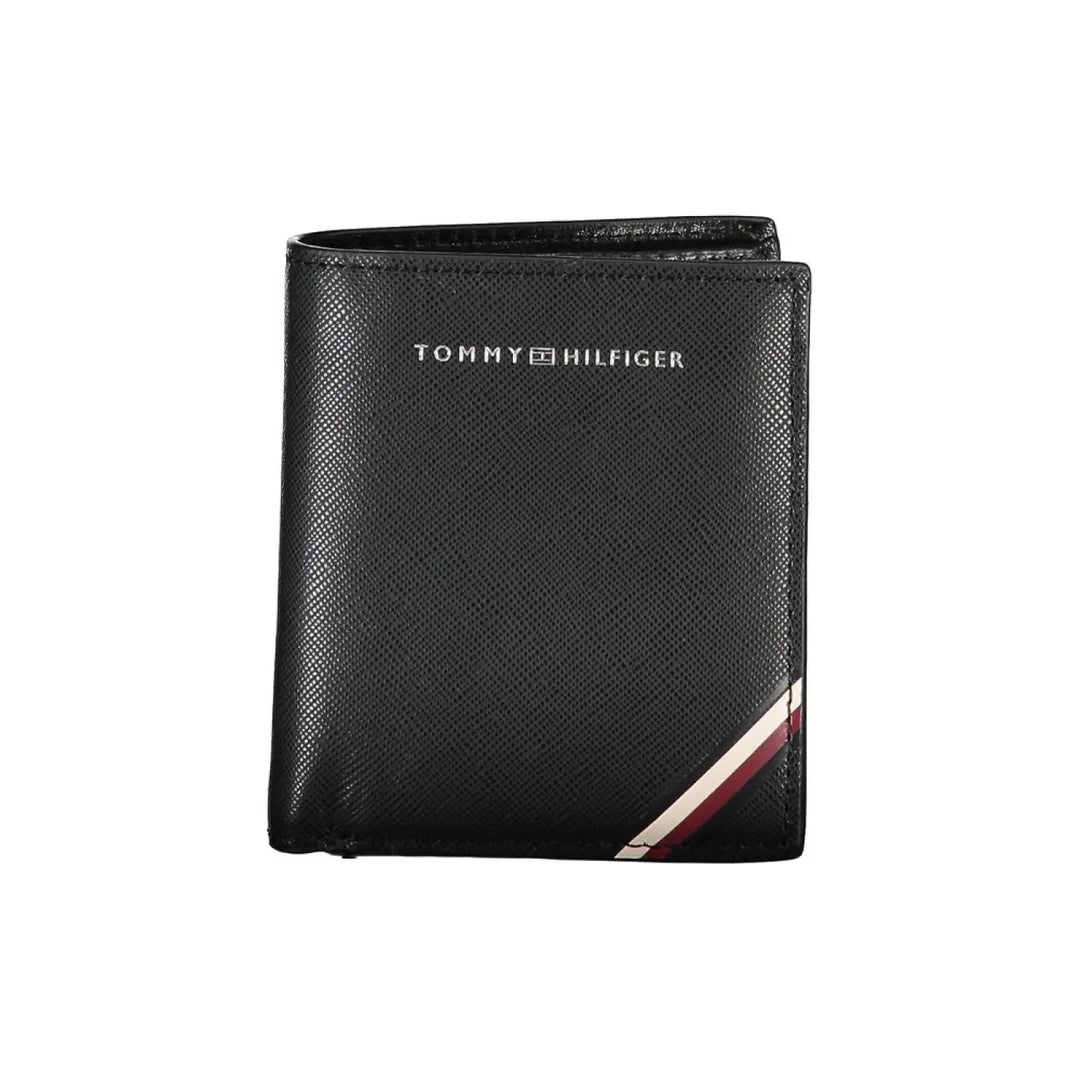 Tommy Hilfiger Black Leather Men’s Wallet