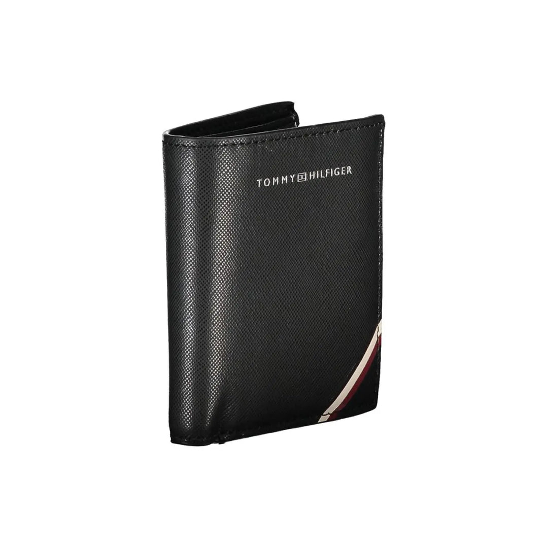 Tommy Hilfiger Black Leather Men’s Wallet