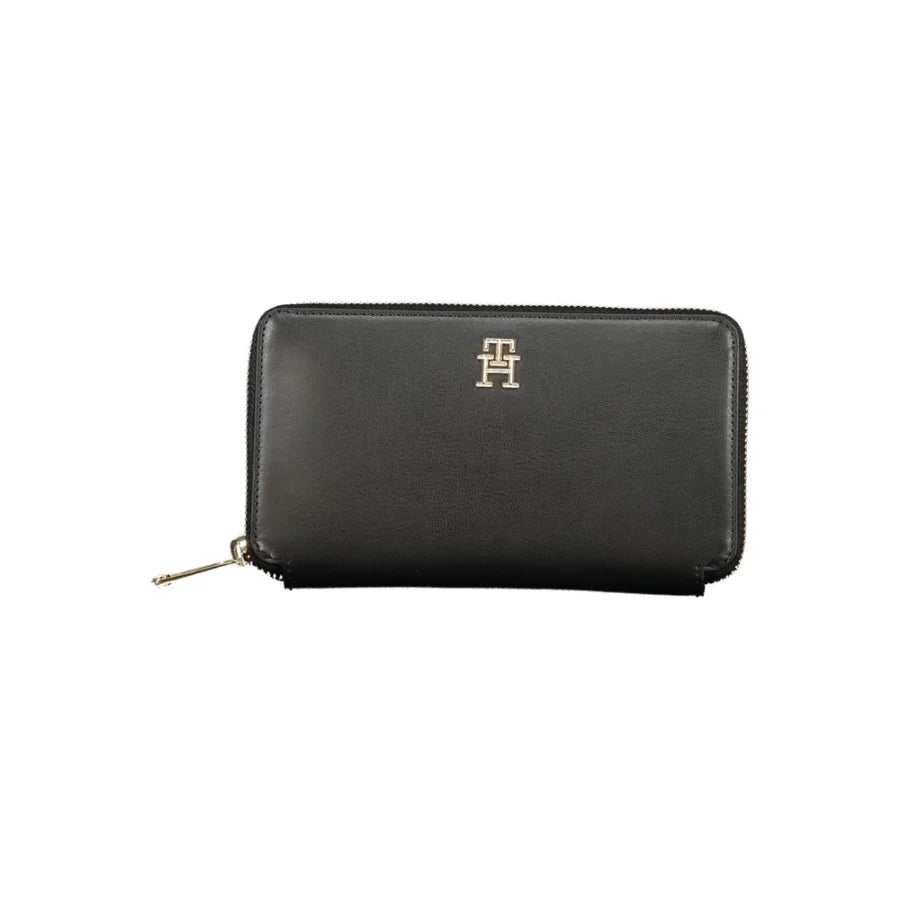 Tommy Hilfiger Black Leather Mens Wallet