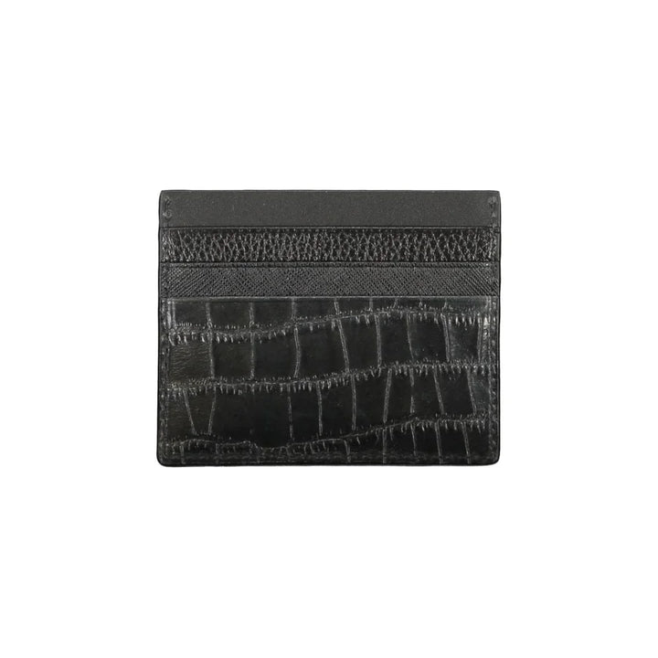 Tommy Hilfiger Black Leather Mens Wallet