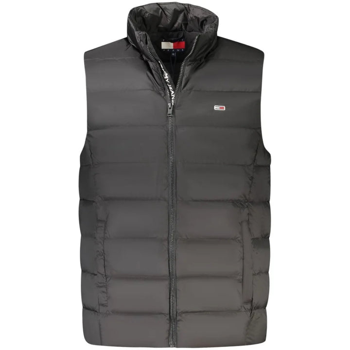 Tommy Hilfiger Black Nylon Men’s Vest Jacket