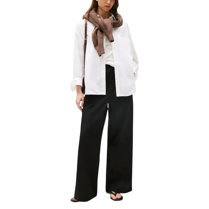 Tommy Hilfiger Black Organic Cotton Casual Pants