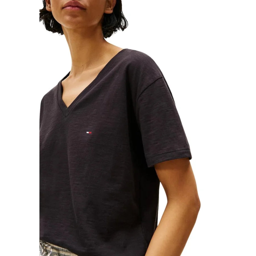 Tommy Hilfiger Black Organic Cotton T-Shirt