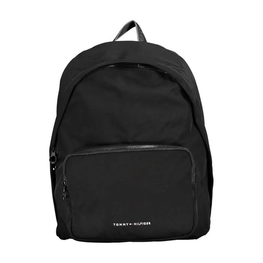 Tommy Hilfiger Black Polyester Backpack