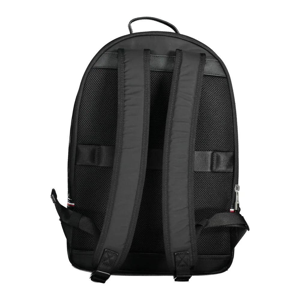 Tommy Hilfiger Black Polyester Backpack