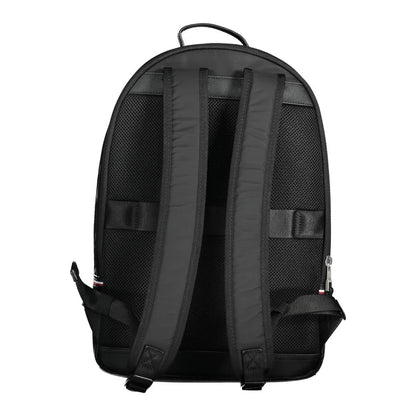 Tommy Hilfiger Black Polyester Backpack