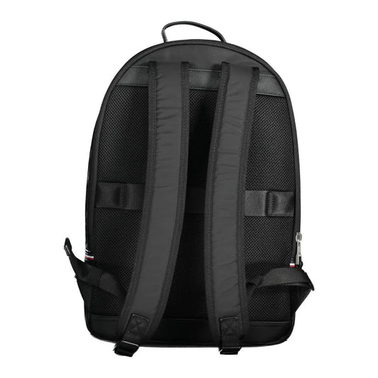 Tommy Hilfiger Black Polyester Backpack