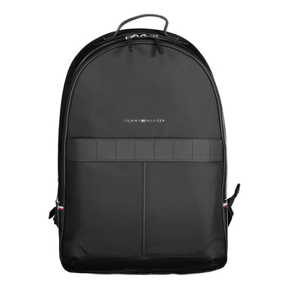 Tommy Hilfiger Black Polyester Backpack