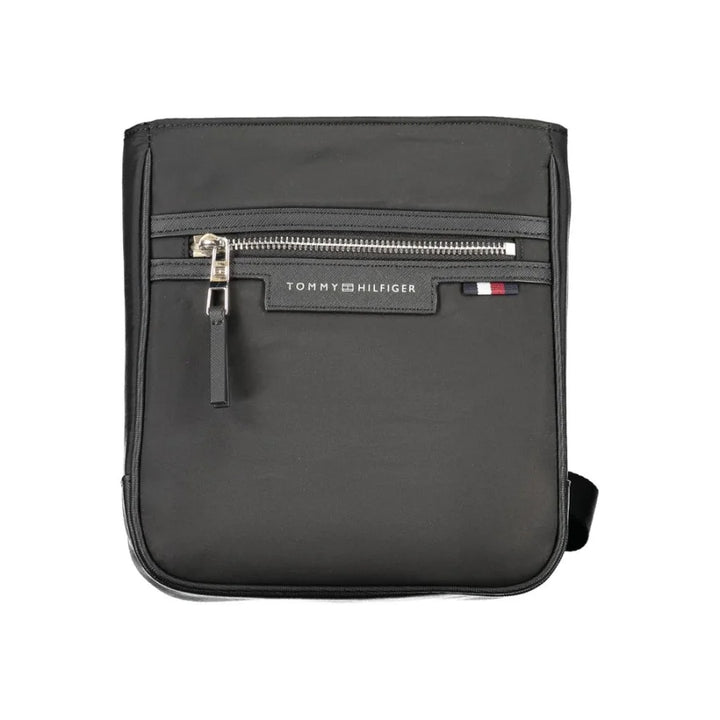 Tommy Hilfiger Black Polyester Men Shoulder Bag