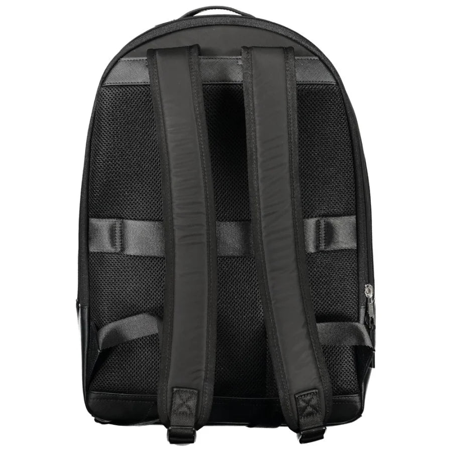Tommy Hilfiger Black Polyester Men’s Backpack