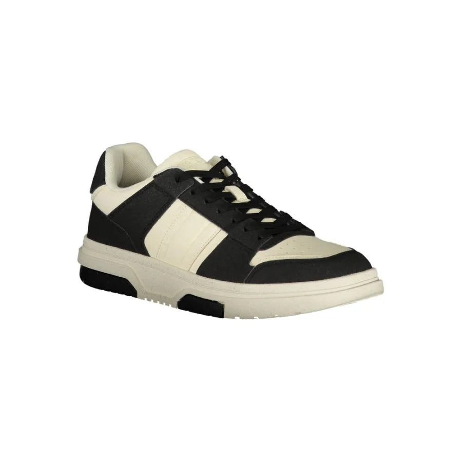 Tommy Hilfiger Black Polyester Men’s Sneaker