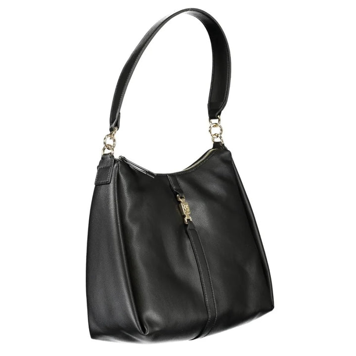 Tommy Hilfiger Black Polyester Women Shoulder Bag