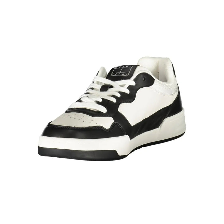 Tommy Hilfiger Black Polyurethane Men Sneaker