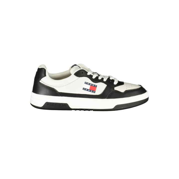 Tommy Hilfiger Black Polyurethane Men Sneaker