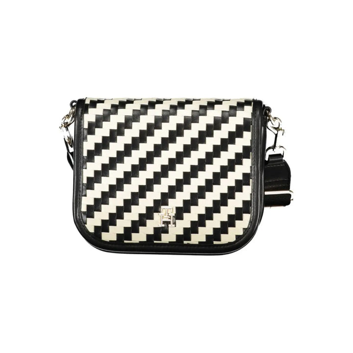 Tommy Hilfiger Black Polyurethane Women Handbag