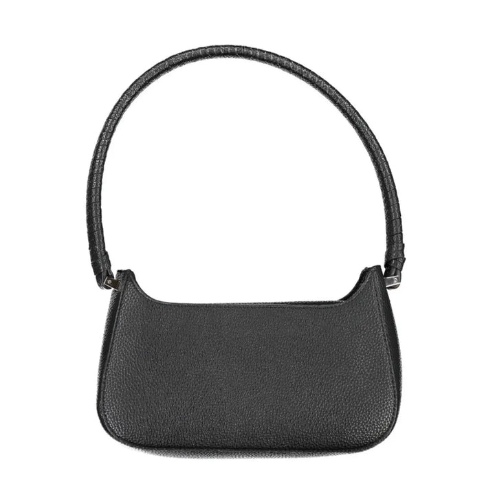 Tommy Hilfiger Black Polyurethane Women Handbag