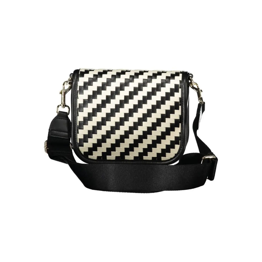 Tommy Hilfiger Black Polyurethane Women Handbag