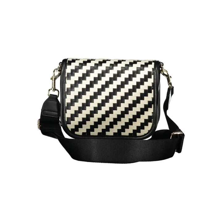 Tommy Hilfiger Black Polyurethane Women Handbag