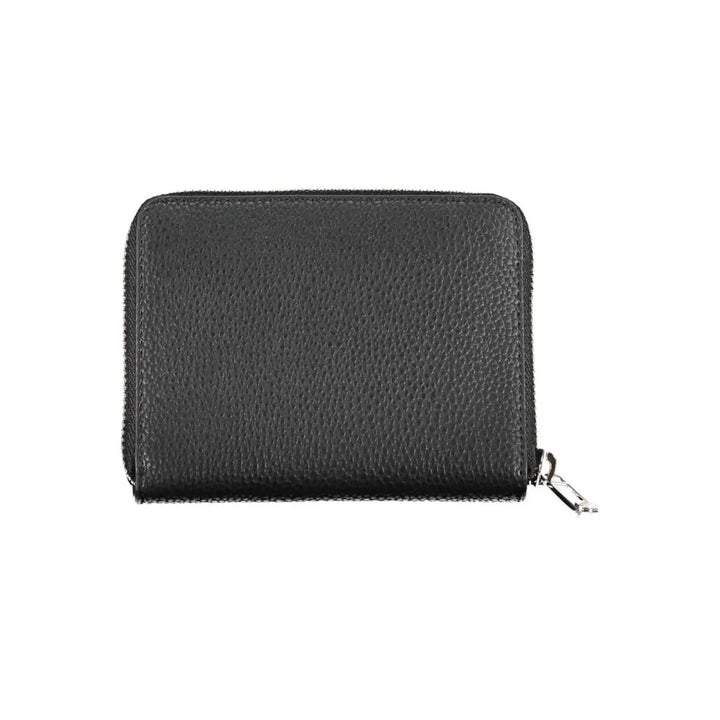 Tommy Hilfiger Black Polyurethane Women Wallet